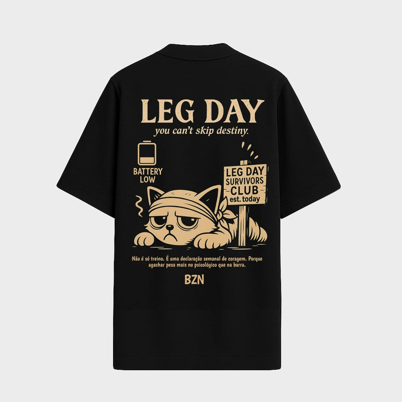 Camiseta Oversized BZN - LEG DAY