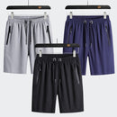 Kit com 3 Bermudas Flexíveis em Seda Gelo